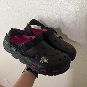 Post Malone x Crocs Duet Max Clog Black Pink MENS 13